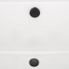Vidage baignoire long avec manette et clapet recouvrant en laiton
