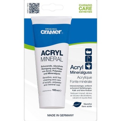 Acryl Mineral Original Cramer Nettoyant intensif pour l'acrylique des baignoire et des receveurs de douche