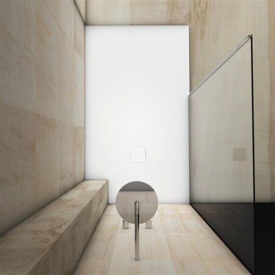 Receveurs de douche en résine solid surface Blanc mat teintée dans la masse