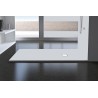 Receveurs de douche en résine solid surface Blanc mat teintée dans la masse